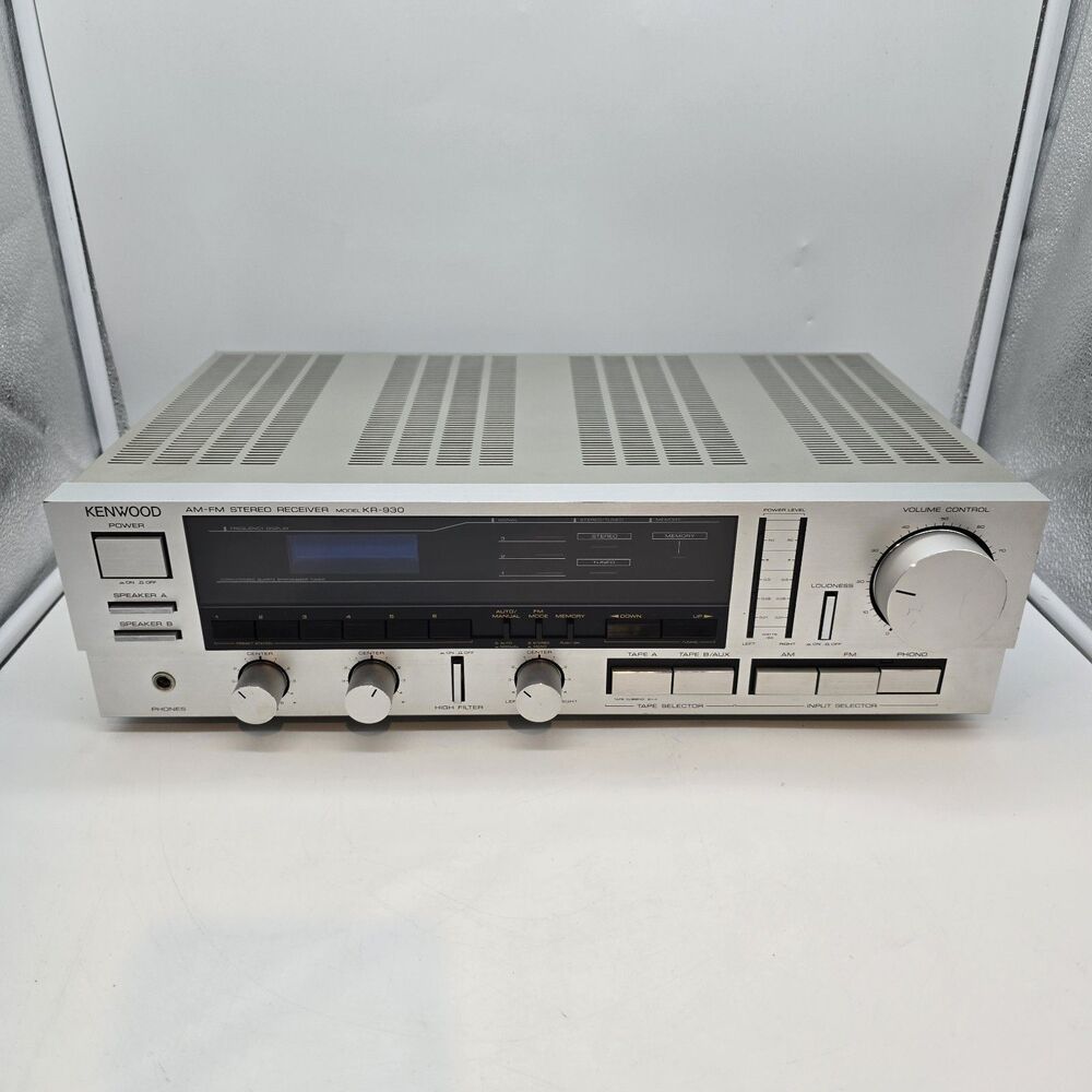 Kenwood KR-930 AM/FM Stereo Receiver Vintage Audio Tested